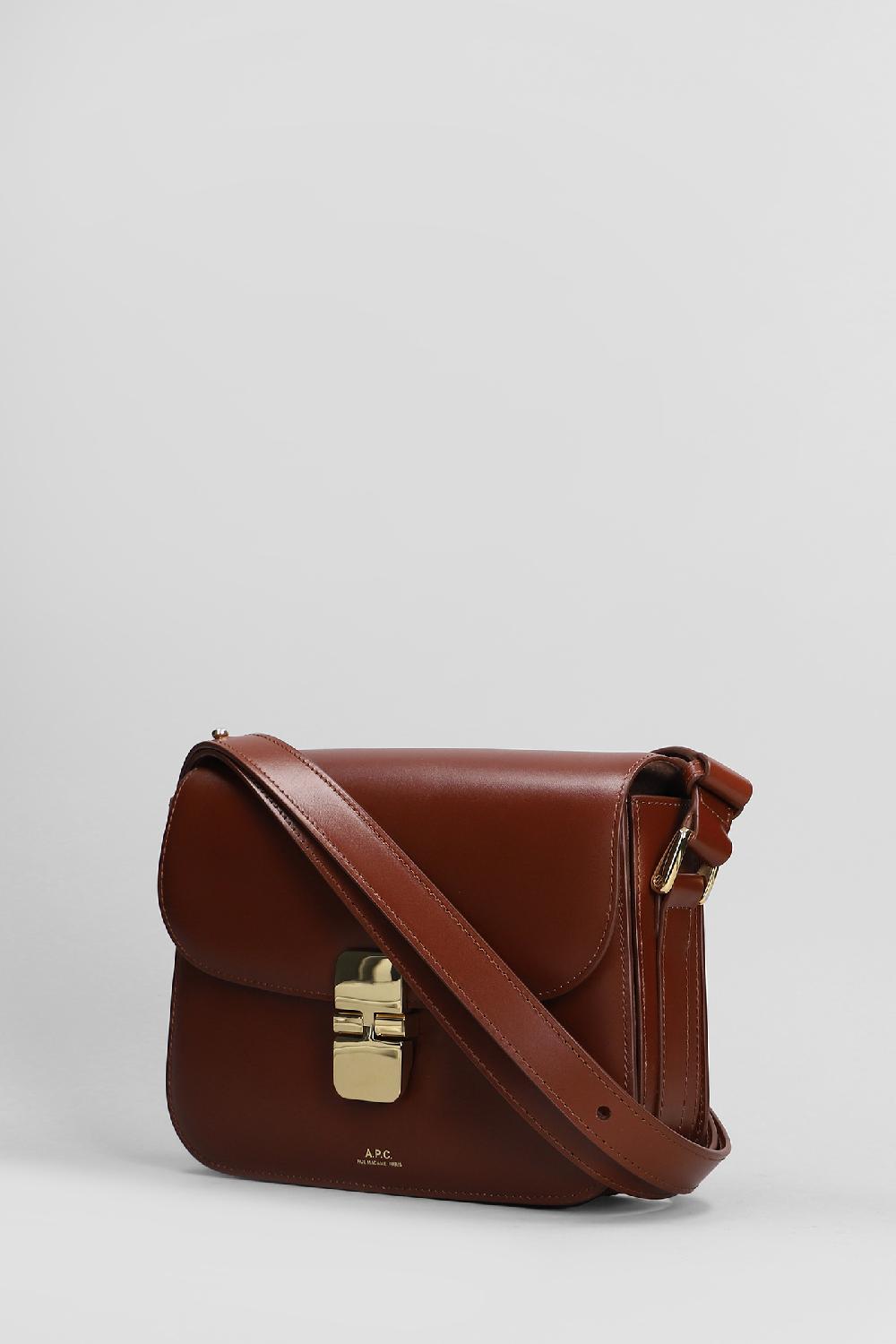 Deliberti A.P.C. Borsa A Spalla Grace Small In Pelle Cuoio Naturale Cod. 407156 - Deliberti The Luxury Shopping