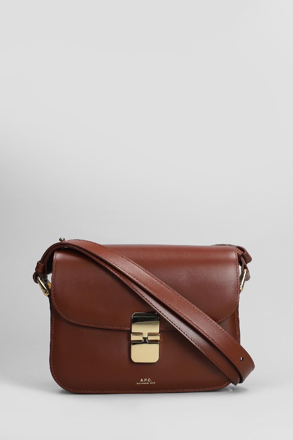 Deliberti A.P.C. Borsa a spalla grace small in pelle cuoio naturale cod. 407156 - Deliberti The Luxury Shopping
