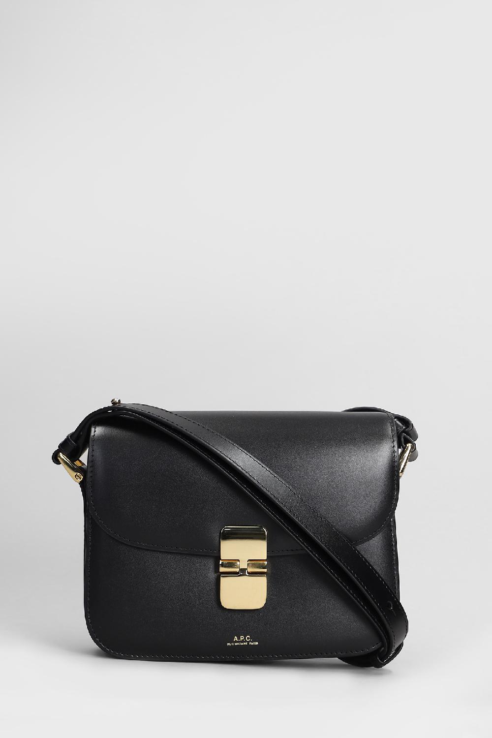 Deliberti A.P.C. Borsa a spalla grace small in pelle nera cod. 407155 - Deliberti The Luxury Shopping