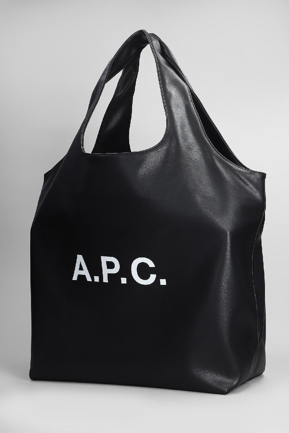 Deliberti A.P.C. Tote Ninon In Poliuretano Nero Cod. 407153 - Deliberti The Luxury Shopping