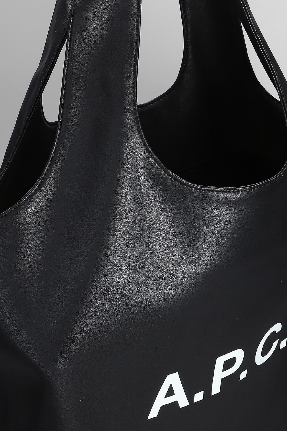 Deliberti A.P.C. Tote Ninon In Poliuretano Nero Cod. 407153 - Deliberti The Luxury Shopping