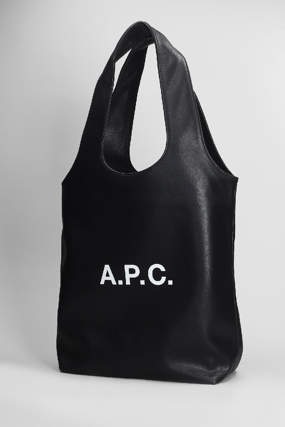 Deliberti A.P.C. Tote Ninon In Poliuretano Nero Cod. 407154 - Deliberti The Luxury Shopping