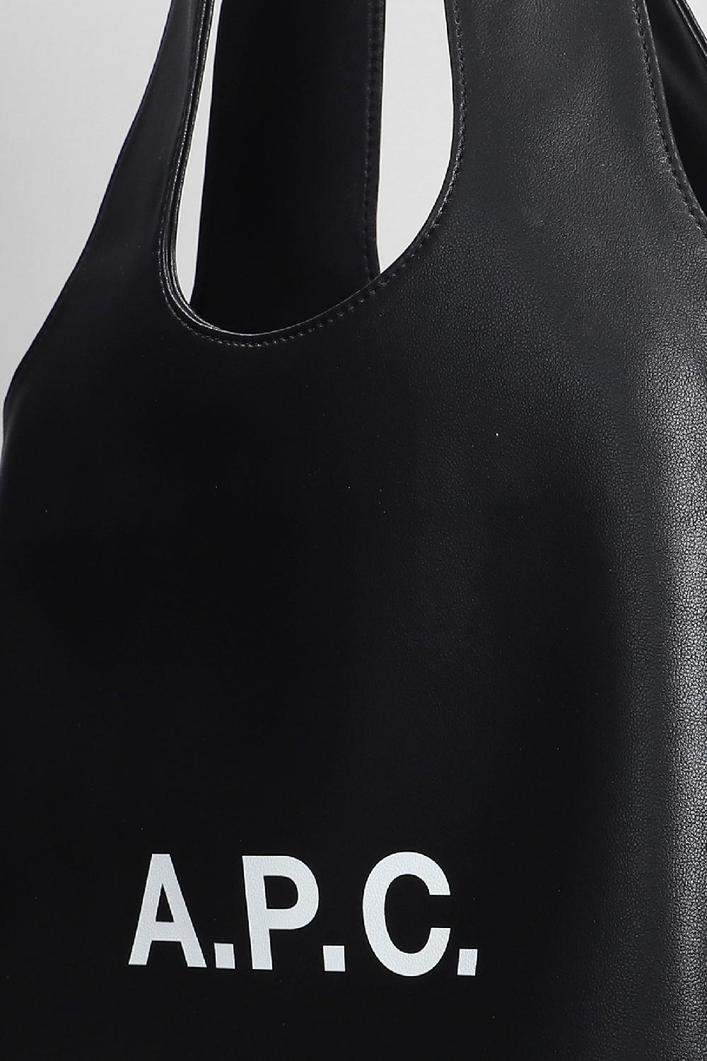 Deliberti A.P.C. Tote Ninon In Poliuretano Nero Cod. 407154 - Deliberti The Luxury Shopping