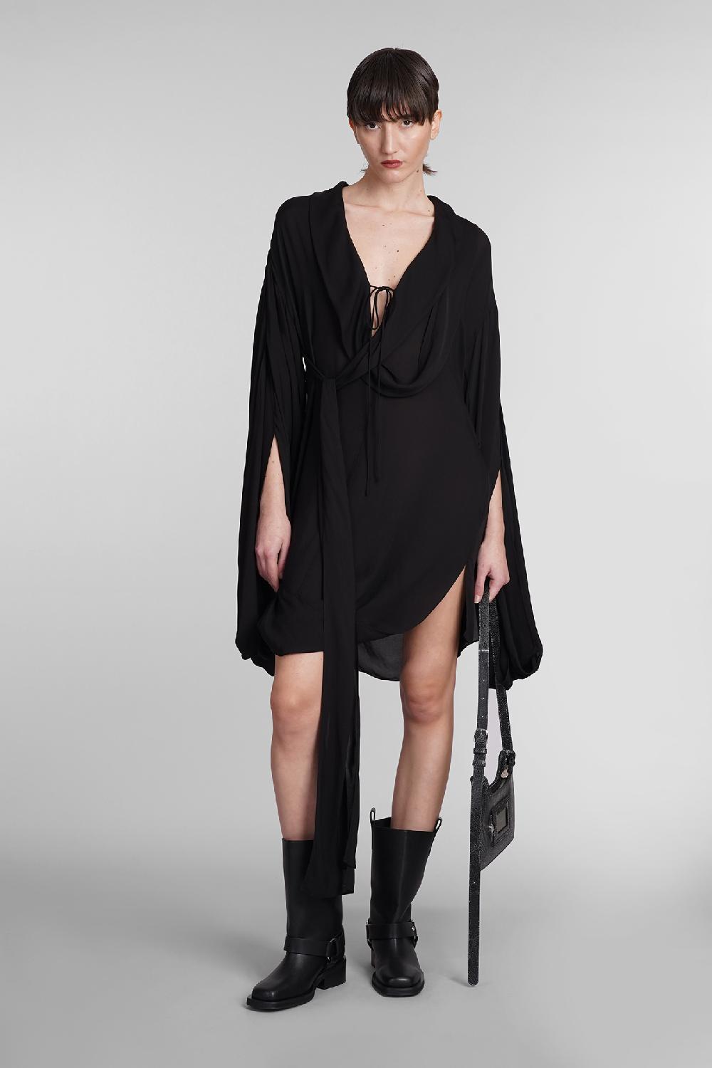 Deliberti Acne Studios Abito In Viscosa Nera Cod. 395331 - Deliberti The Luxury Shopping