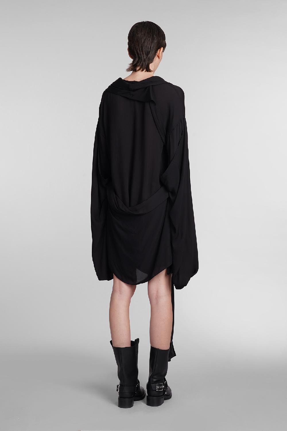 Deliberti Acne Studios Abito In Viscosa Nera Cod. 395331 - Deliberti The Luxury Shopping