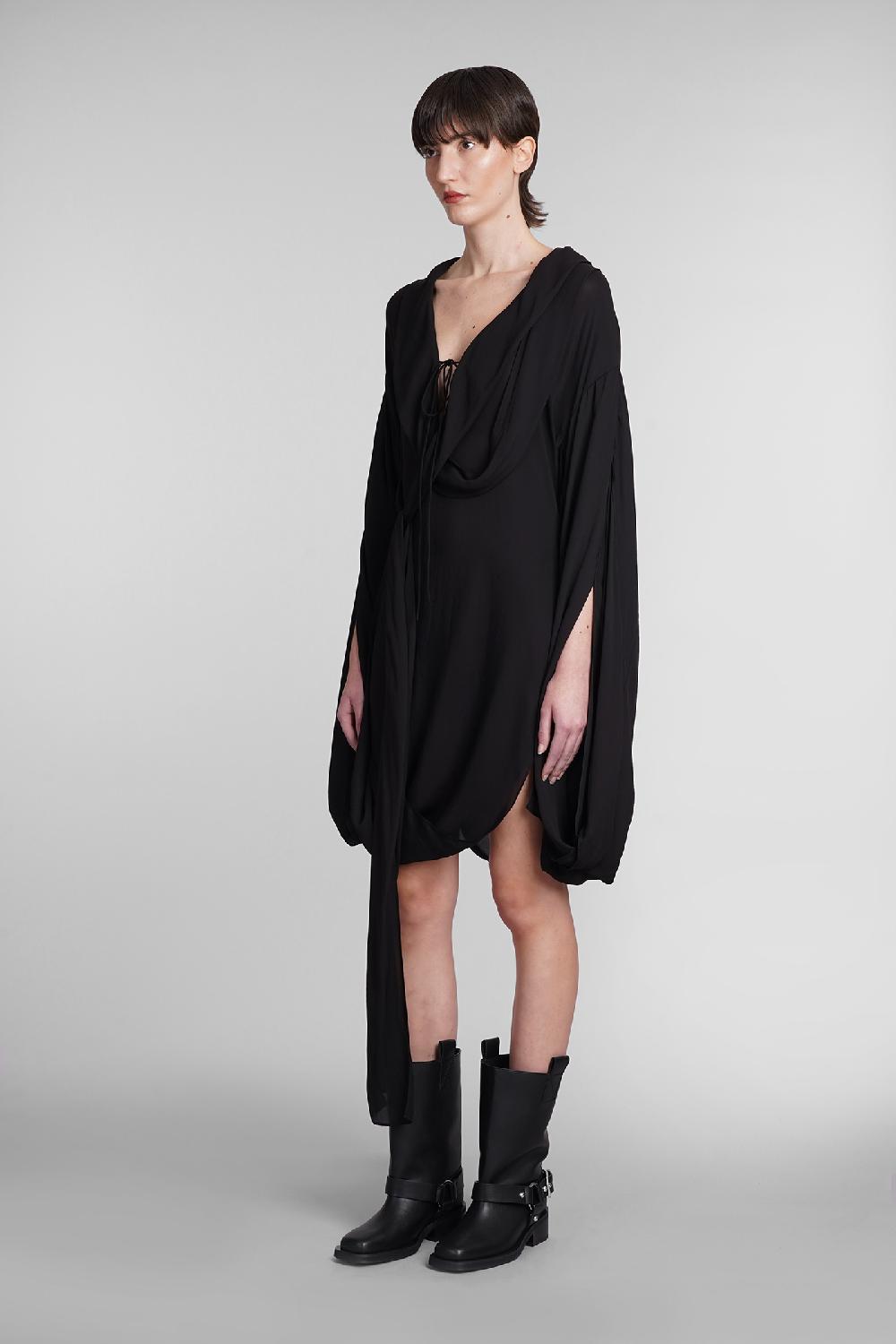 Deliberti Acne Studios Abito In Viscosa Nera Cod. 395331 - Deliberti The Luxury Shopping