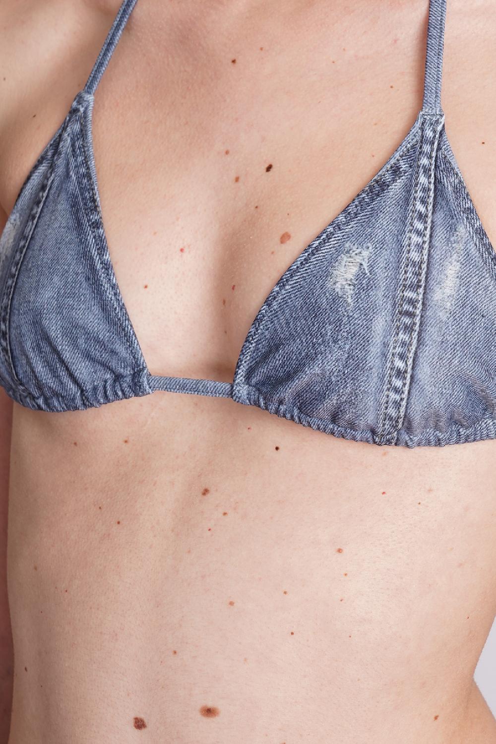 Deliberti Acne Studios Beachwear In Cotone Blu Cod. 393873 - Deliberti The Luxury Shopping