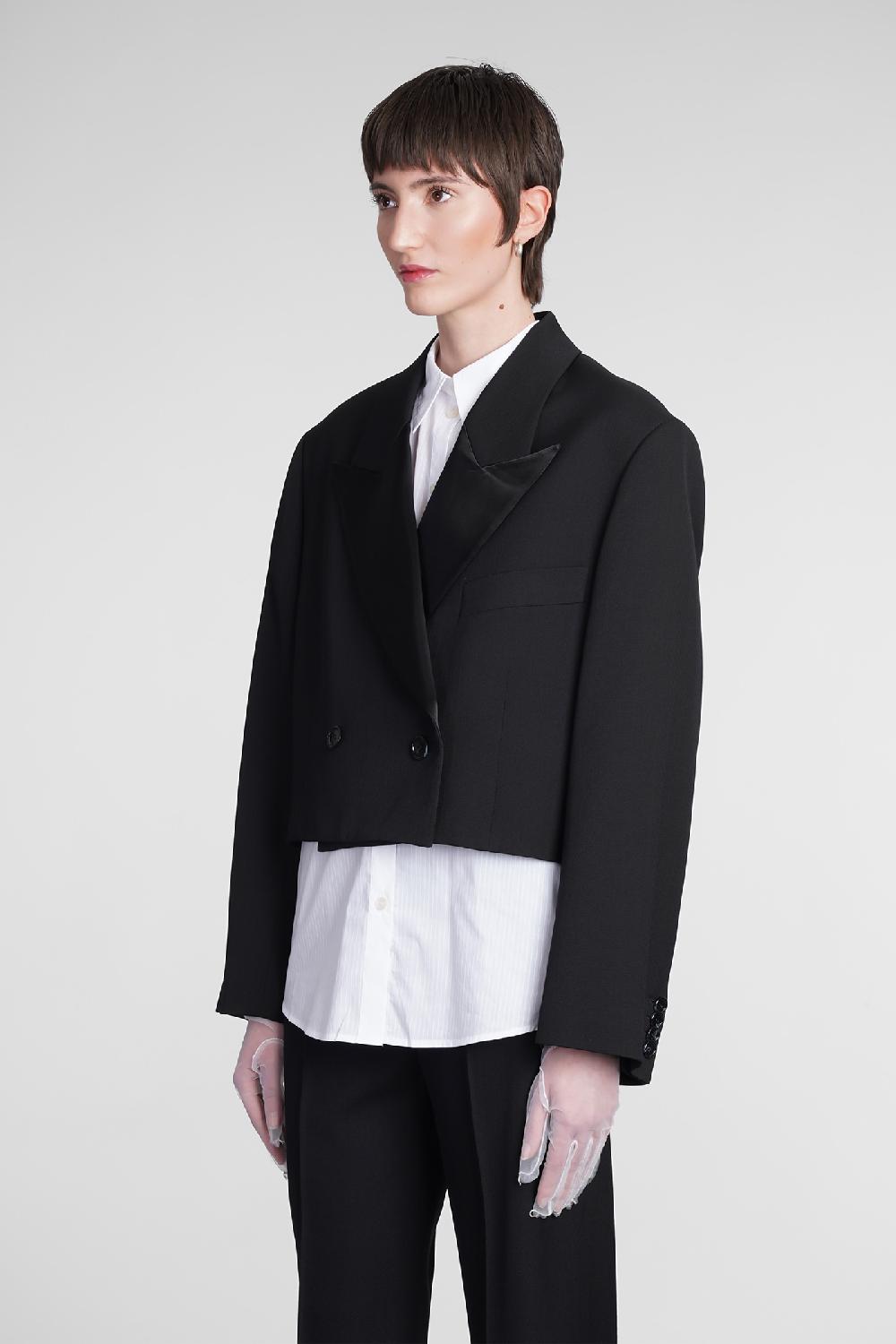 Deliberti Acne Studios Blazer In Poliestere Nero Cod. 372986 - Deliberti The Luxury Shopping