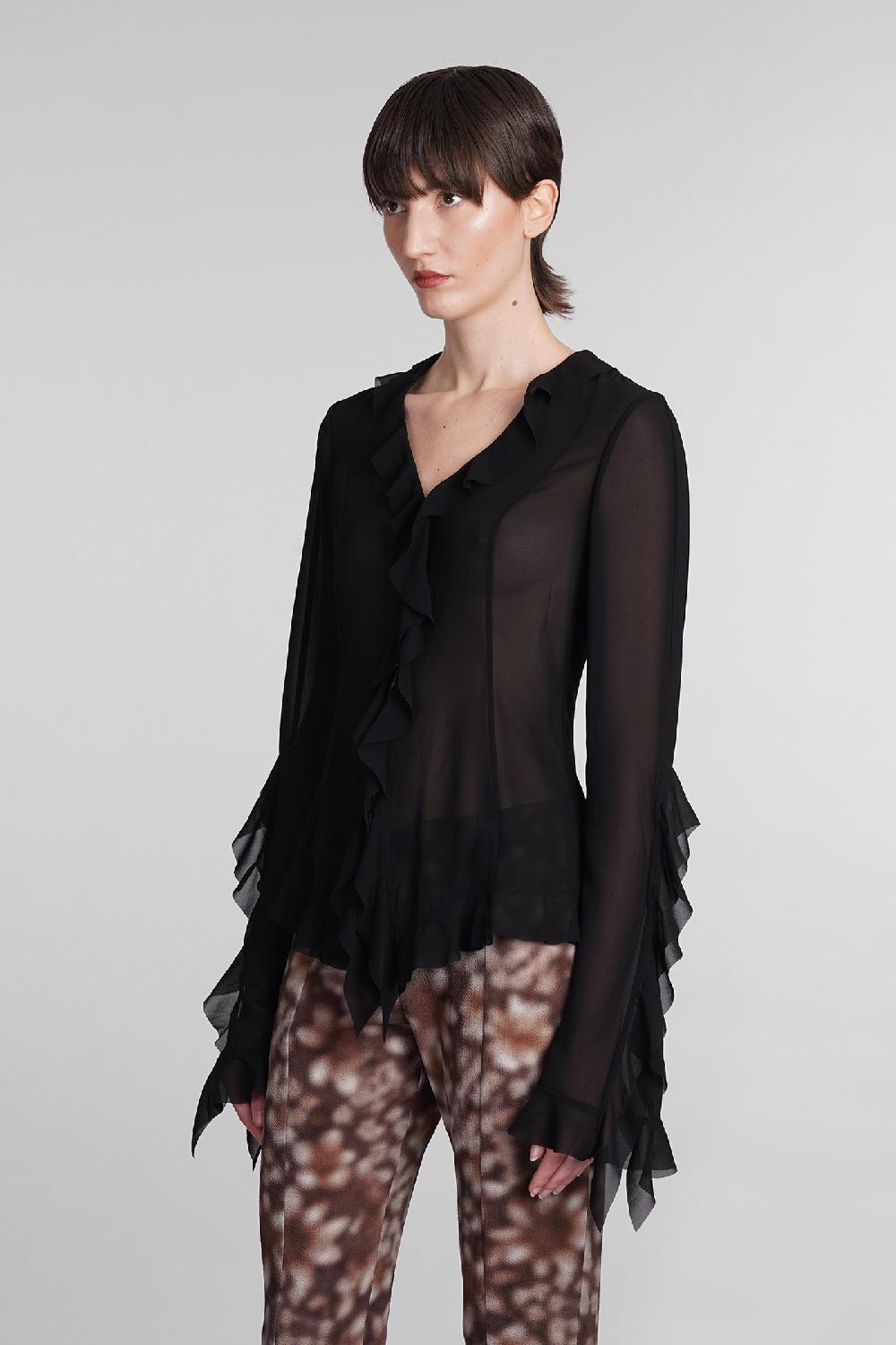 Deliberti Acne Studios Blusa In Poliestere Nero Cod. 393898 - Deliberti The Luxury Shopping