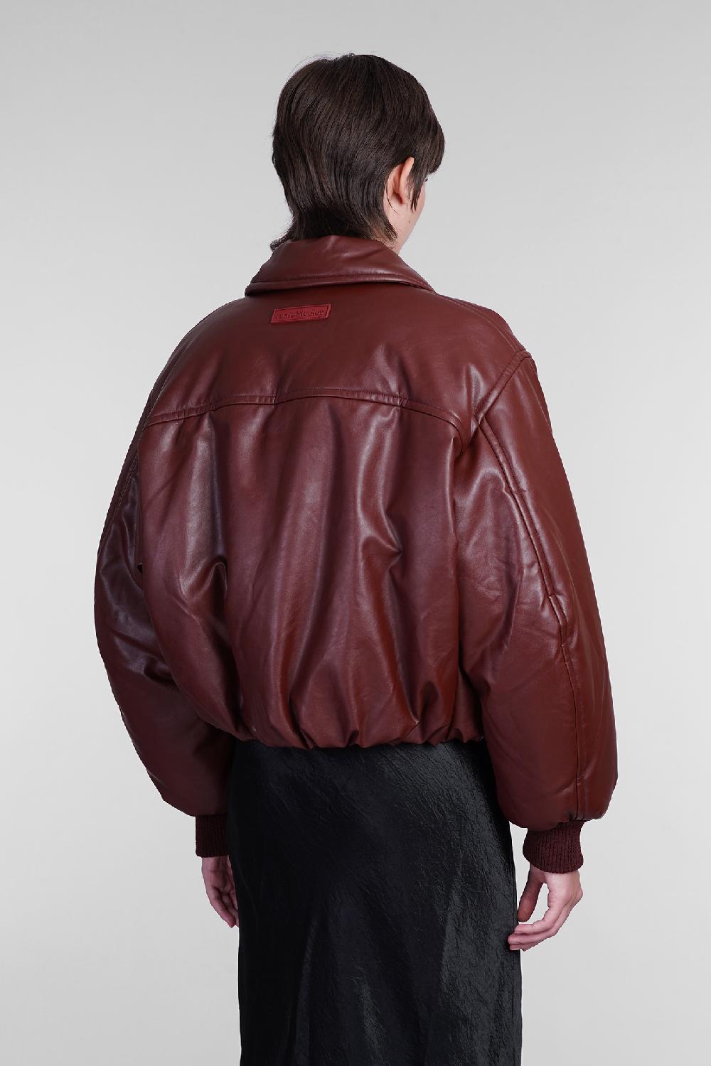 Deliberti Acne Studios Bomber In Poliestere Bordeaux Cod. 405708 - Deliberti The Luxury Shopping