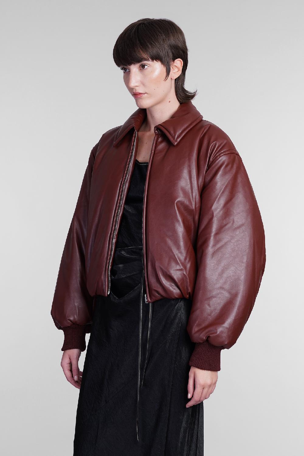 Deliberti Acne Studios Bomber In Poliestere Bordeaux Cod. 405708 - Deliberti The Luxury Shopping