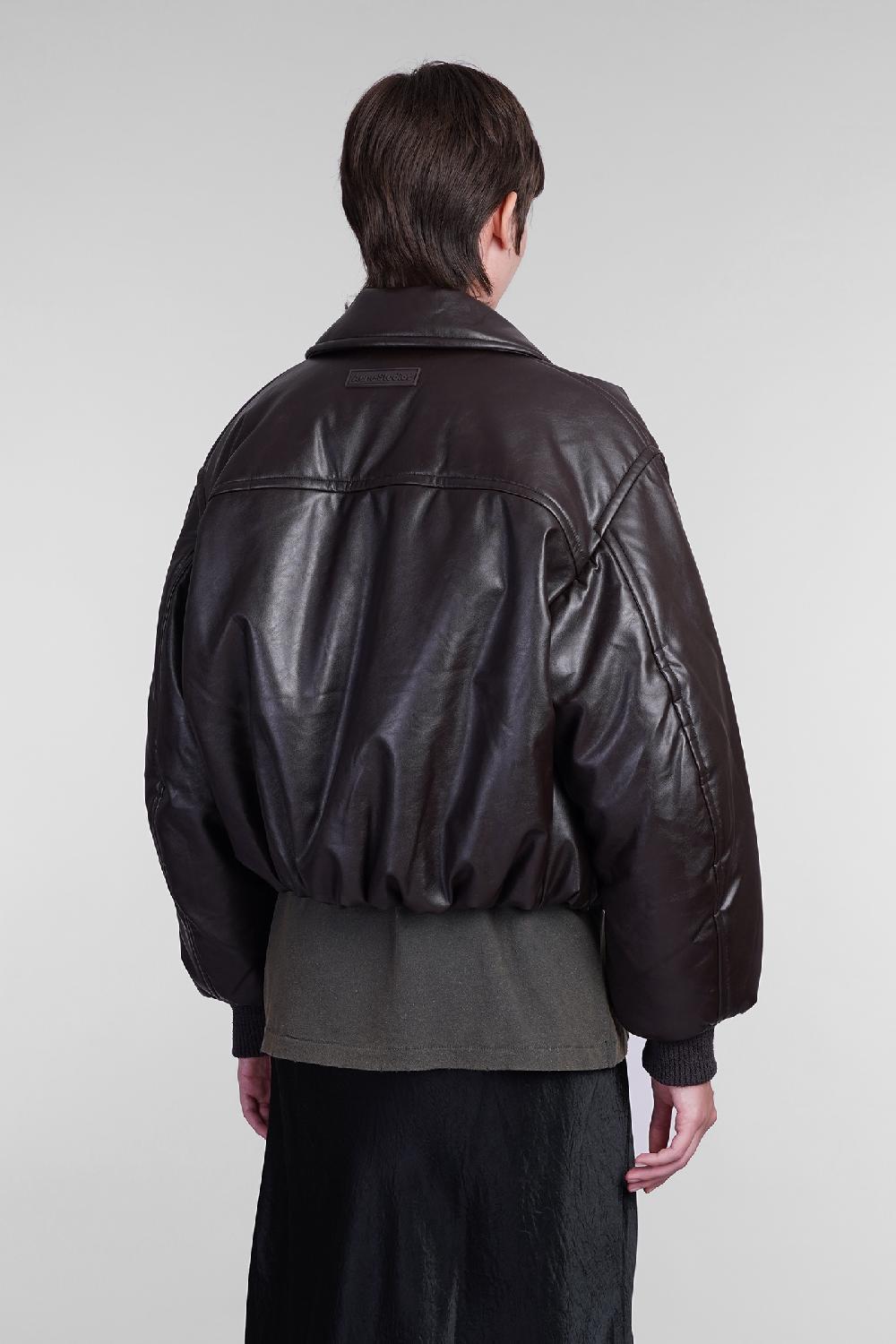 Deliberti Acne Studios Bomber In Poliestere Marrone Cod. 405707 - Deliberti The Luxury Shopping