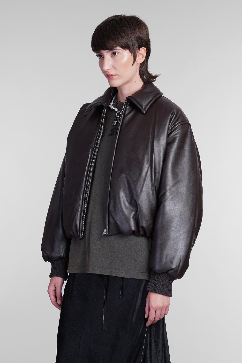 Deliberti Acne Studios Bomber In Poliestere Marrone Cod. 405707 - Deliberti The Luxury Shopping