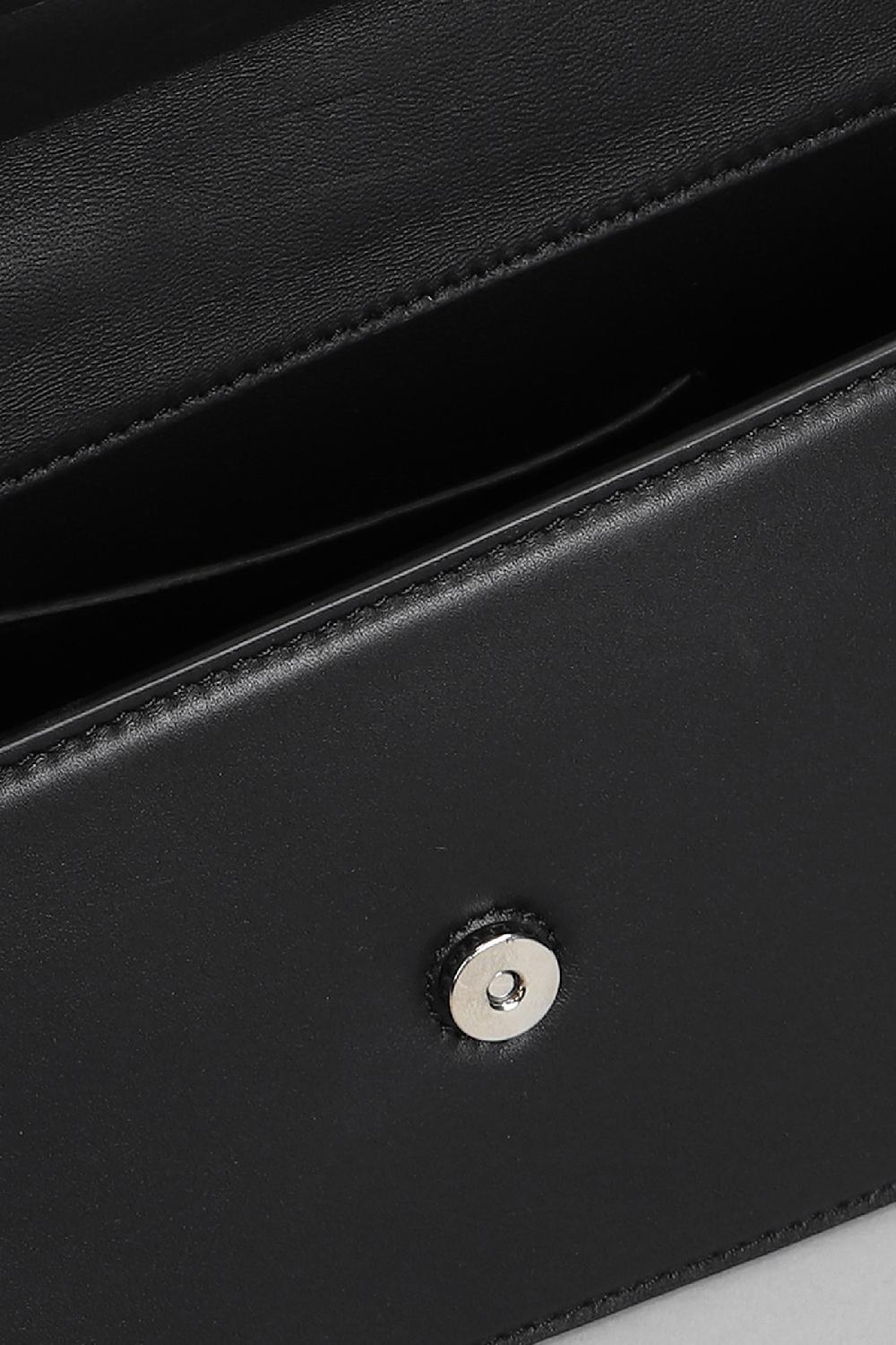 Deliberti Acne Studios Borsa A Spalla Distortion Mini In Pelle Nera Cod. 356479 - Deliberti The Luxury Shopping