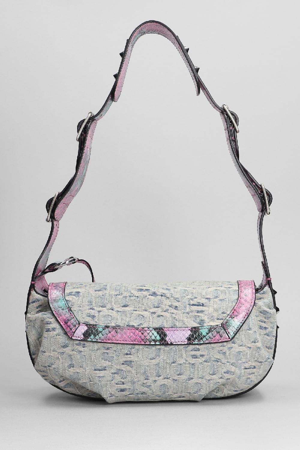Deliberti Acne Studios Borsa A Spalla In Denim Celeste Cod. 396494 - Deliberti The Luxury Shopping
