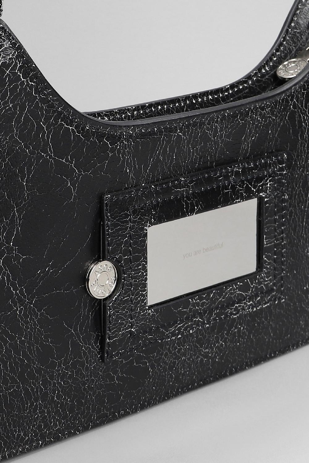 Deliberti Acne Studios Borsa A Spalla In Pelle Nera Cod. 393739 - Deliberti The Luxury Shopping