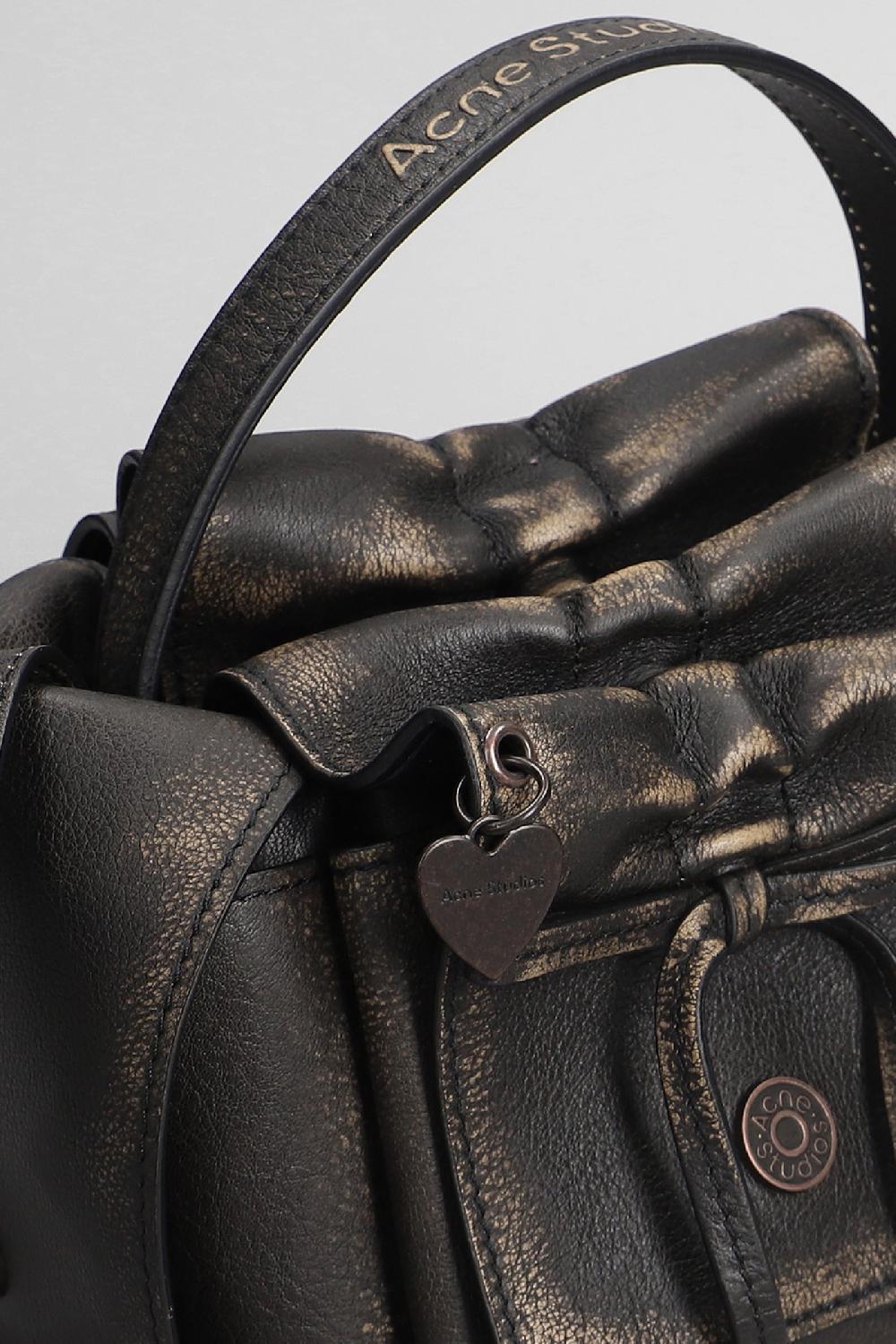 Deliberti Acne Studios Borsa A Spalla In Pelle Nera Cod. 402978 - Deliberti The Luxury Shopping