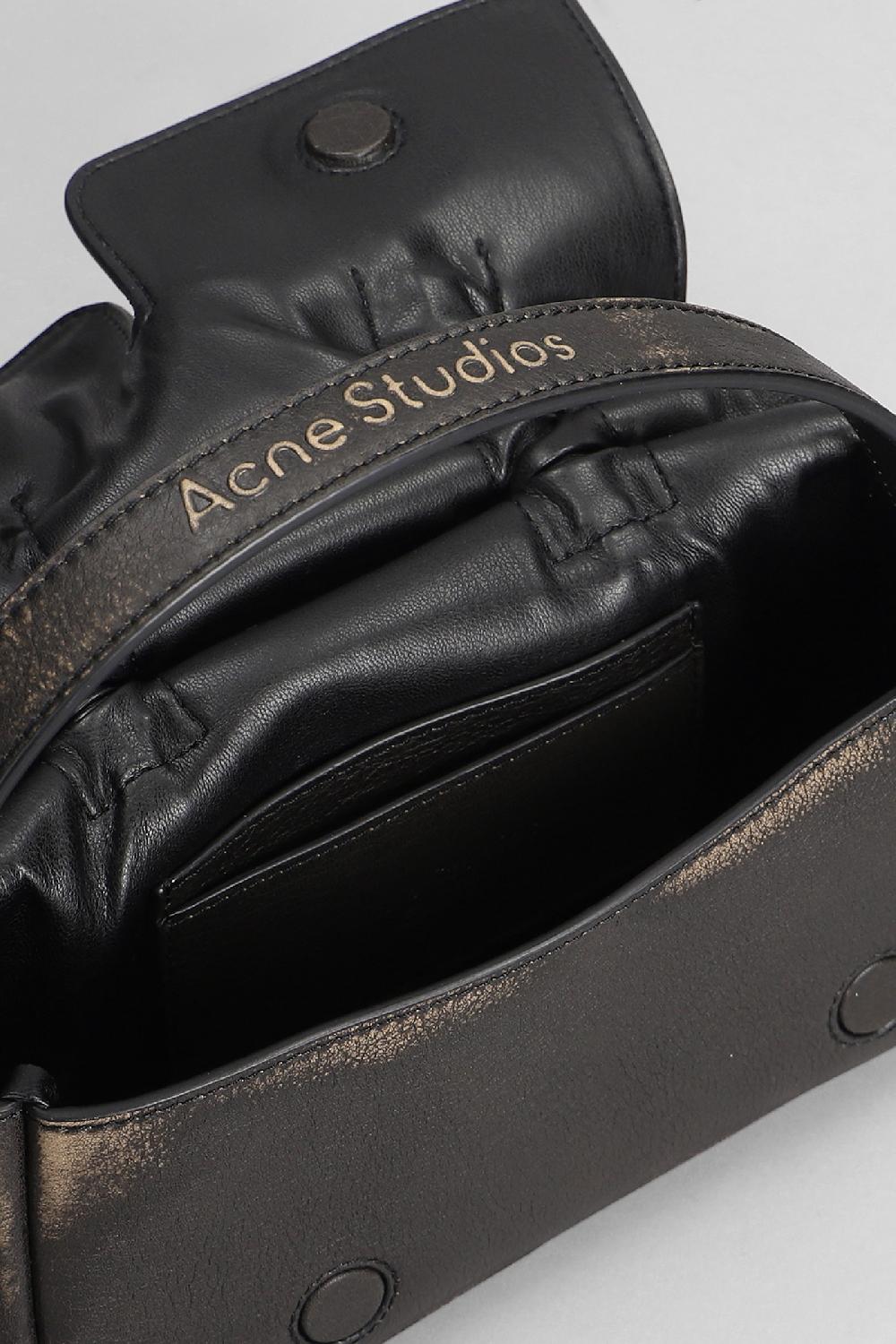 Deliberti Acne Studios Borsa A Spalla In Pelle Nera Cod. 402977 - Deliberti The Luxury Shopping