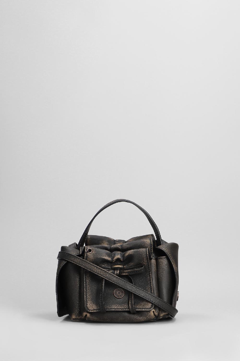 Deliberti Acne Studios Borsa a spalla in pelle nera cod. 402978 - Deliberti The Luxury Shopping