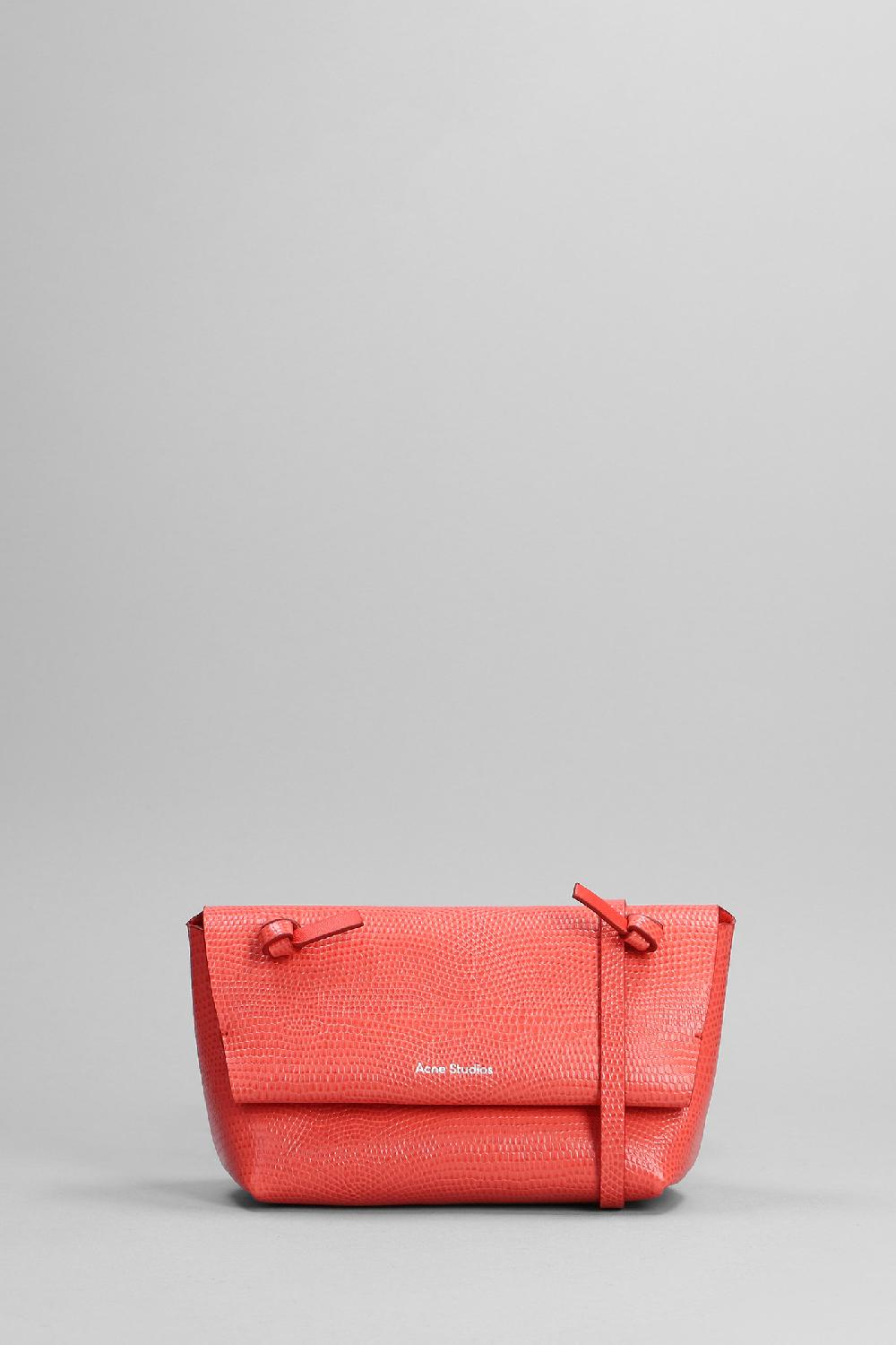 Deliberti Acne Studios Borsa a spalla in pelle rossa cod. 344091 - Deliberti The Luxury Shopping