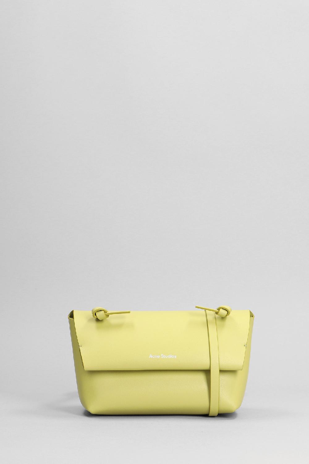 Deliberti Acne Studios Borsa a spalla in pelle verde cod. 344089 - Deliberti The Luxury Shopping