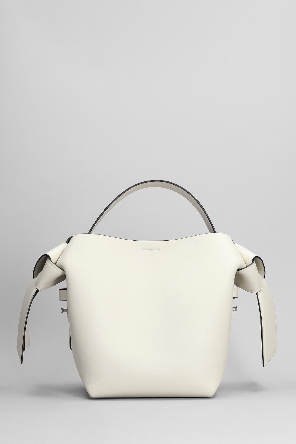 Deliberti Acne Studios Borsa A Spalla Musubi Mini In Pelle Bianca Cod. 395330 - Deliberti The Luxury Shopping