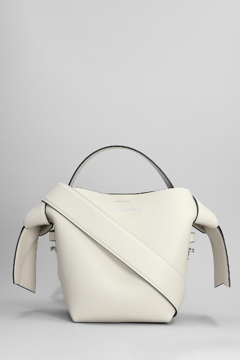 Deliberti Acne Studios Borsa a spalla musubi mini in pelle bianca cod. 395330 - Deliberti The Luxury Shopping