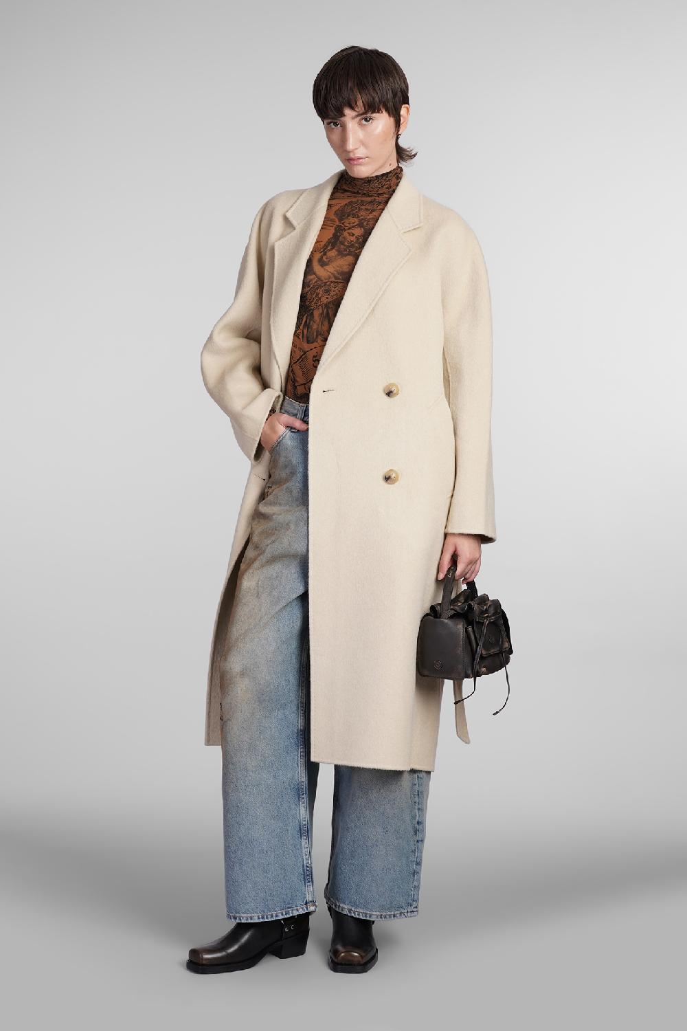 Deliberti Acne Studios Cappotto In Lana Beige Cod. 406710 - Deliberti The Luxury Shopping
