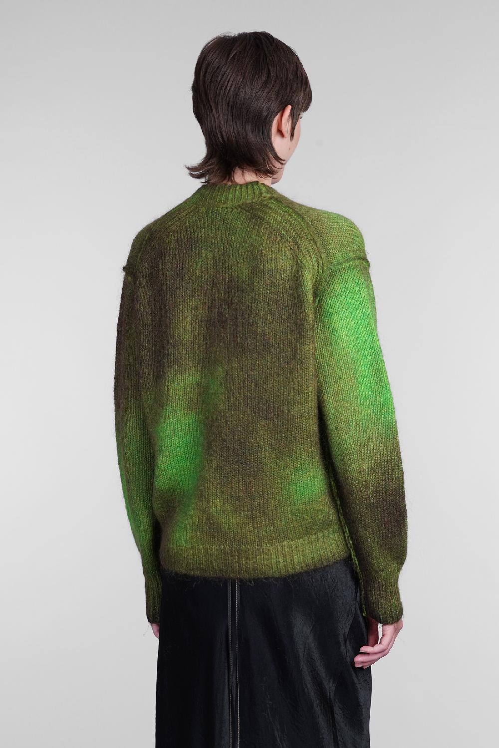Deliberti Acne Studios Cardigan In Lana Verde Cod. 405706 - Deliberti The Luxury Shopping