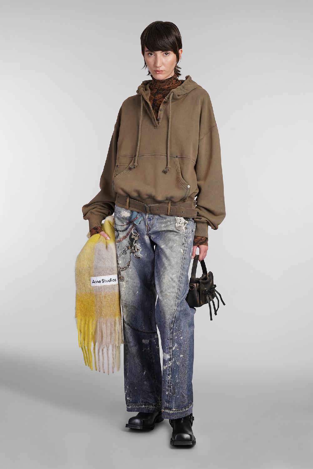 Deliberti Acne Studios Felpa In Cotone Marrone Cod. 403406 - Deliberti The Luxury Shopping