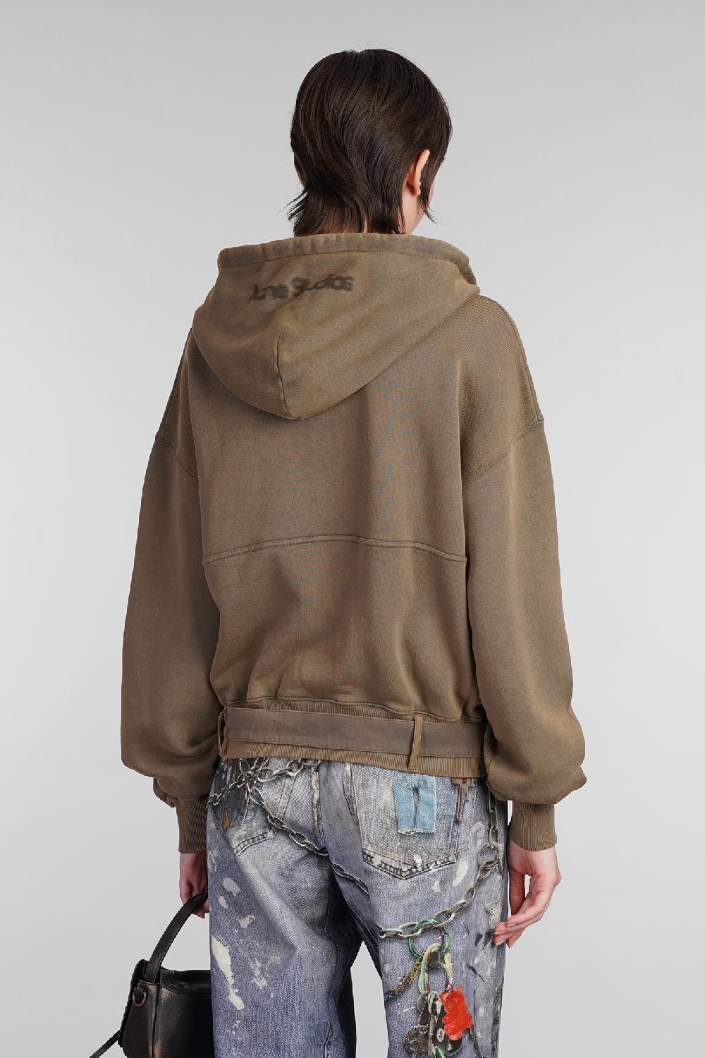 Deliberti Acne Studios Felpa In Cotone Marrone Cod. 403406 - Deliberti The Luxury Shopping