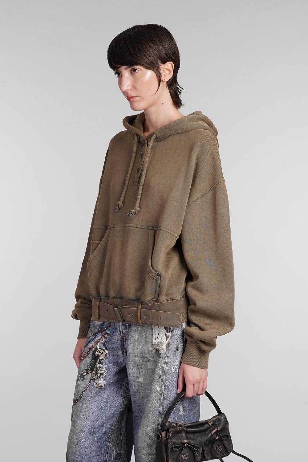 Deliberti Acne Studios Felpa In Cotone Marrone Cod. 403406 - Deliberti The Luxury Shopping