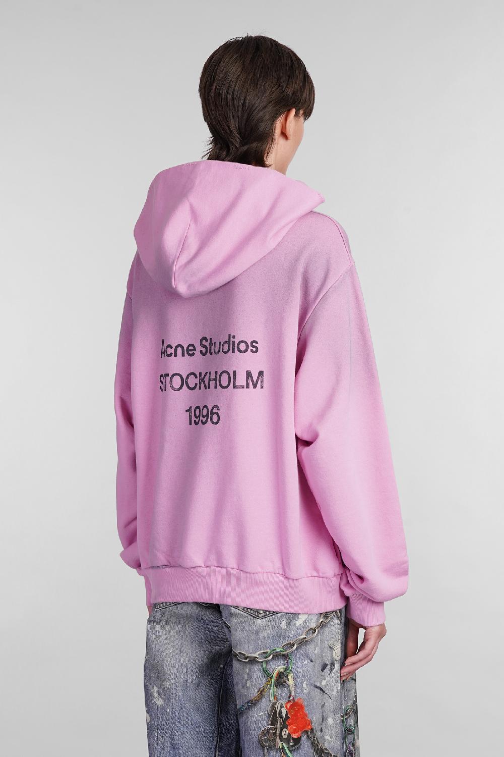 Deliberti Acne Studios Felpa In Cotone Rosa Cod. 402631 - Deliberti The Luxury Shopping