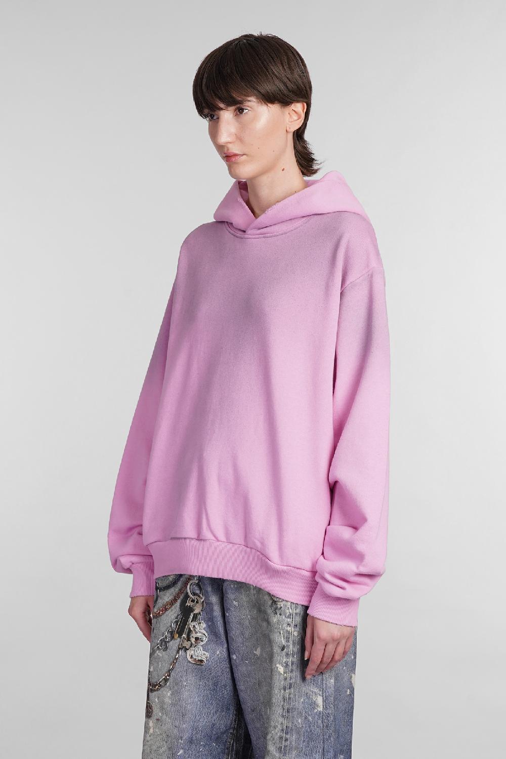 Deliberti Acne Studios Felpa In Cotone Rosa Cod. 402631 - Deliberti The Luxury Shopping