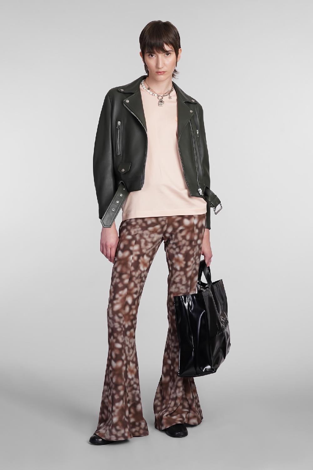 Deliberti Acne Studios Giacca Biker Mock In Pelle Verde Cod. 344039 - Deliberti The Luxury Shopping