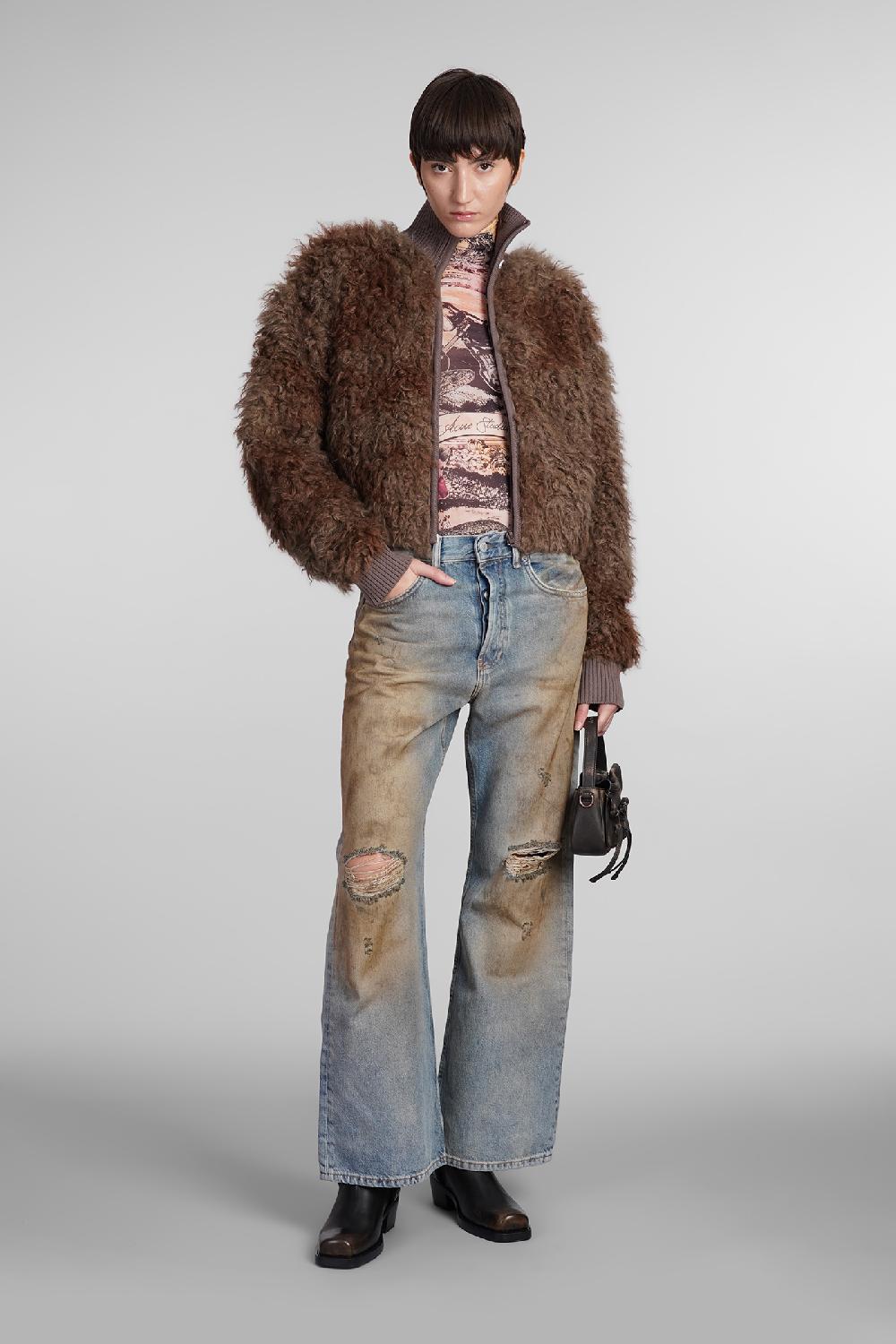 Deliberti Acne Studios Giacca Casual In Acrilico Marrone Cod. 406602 - Deliberti The Luxury Shopping