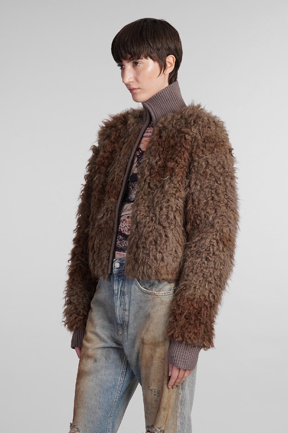 Deliberti Acne Studios Giacca Casual In Acrilico Marrone Cod. 406602 - Deliberti The Luxury Shopping