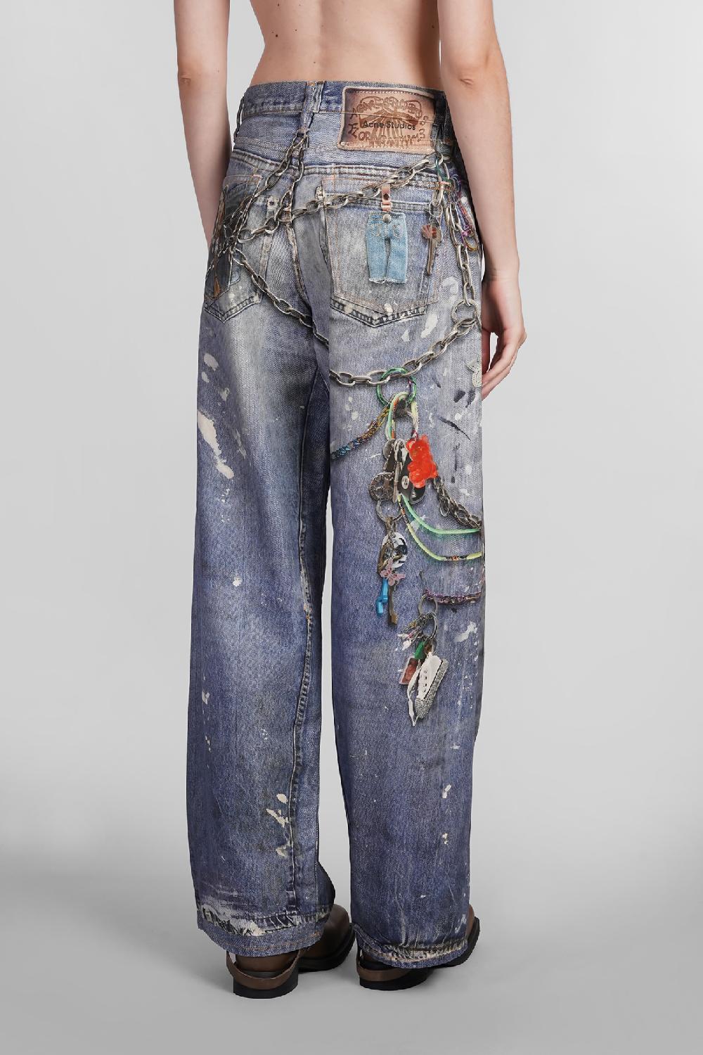 Deliberti Acne Studios Jeans In Cotone Blu Cod. 402976 - Deliberti The Luxury Shopping