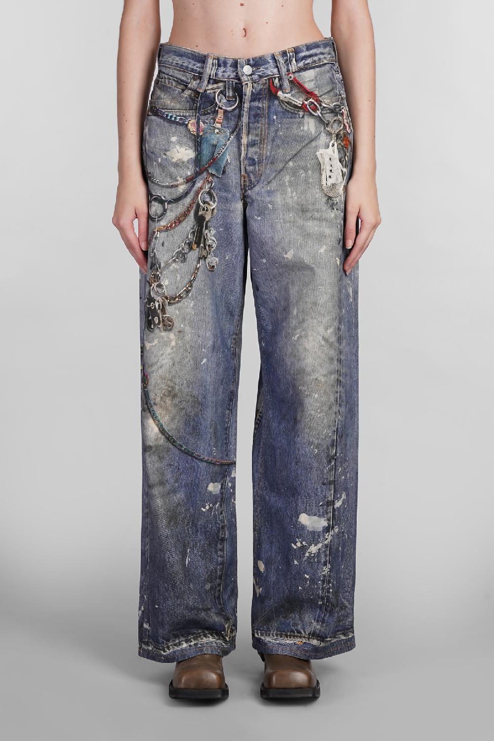 Deliberti Acne Studios Jeans in cotone blu cod. 402976 - Deliberti The Luxury Shopping