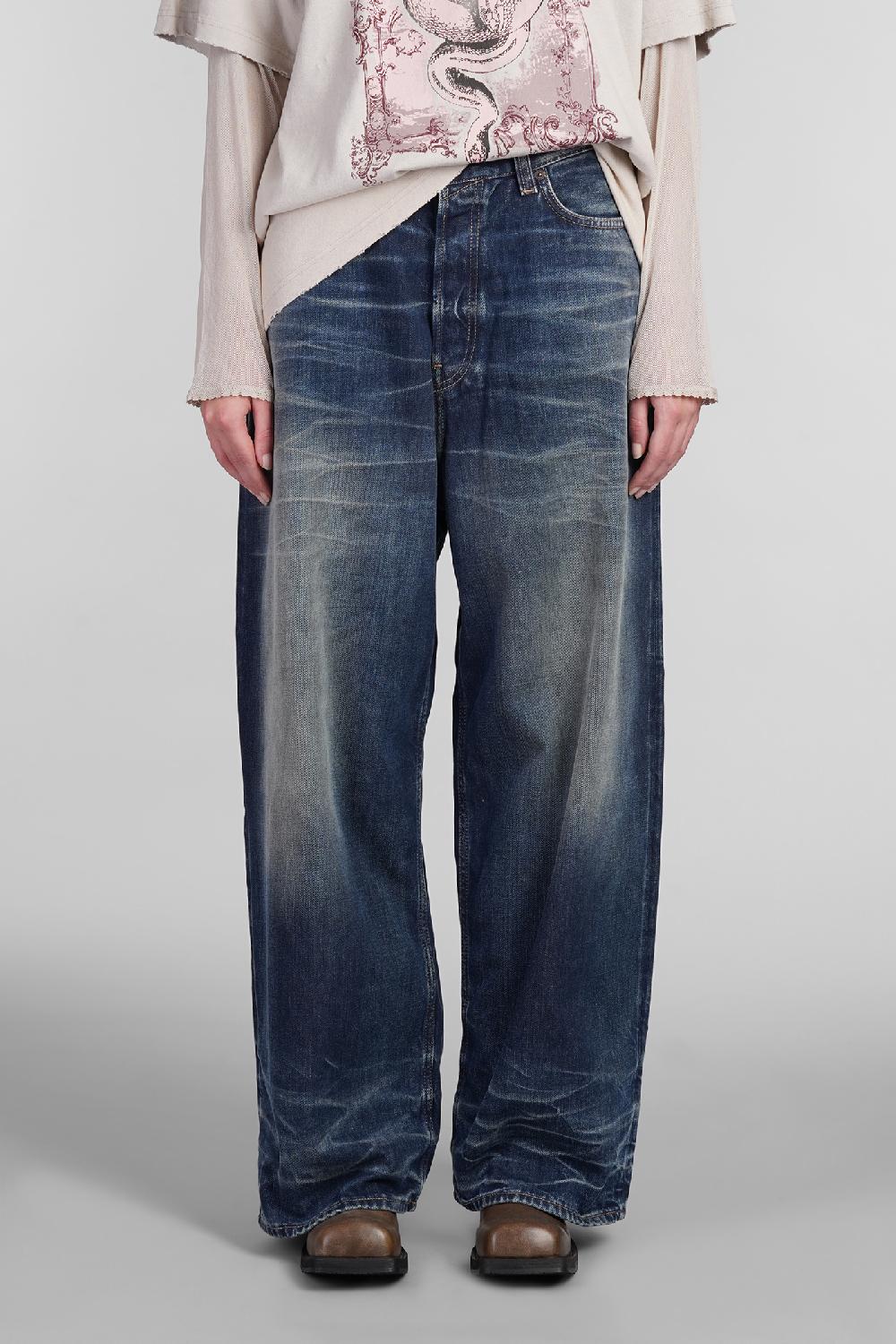 Deliberti Acne Studios Jeans in cotone blu cod. 403409 - Deliberti The Luxury Shopping