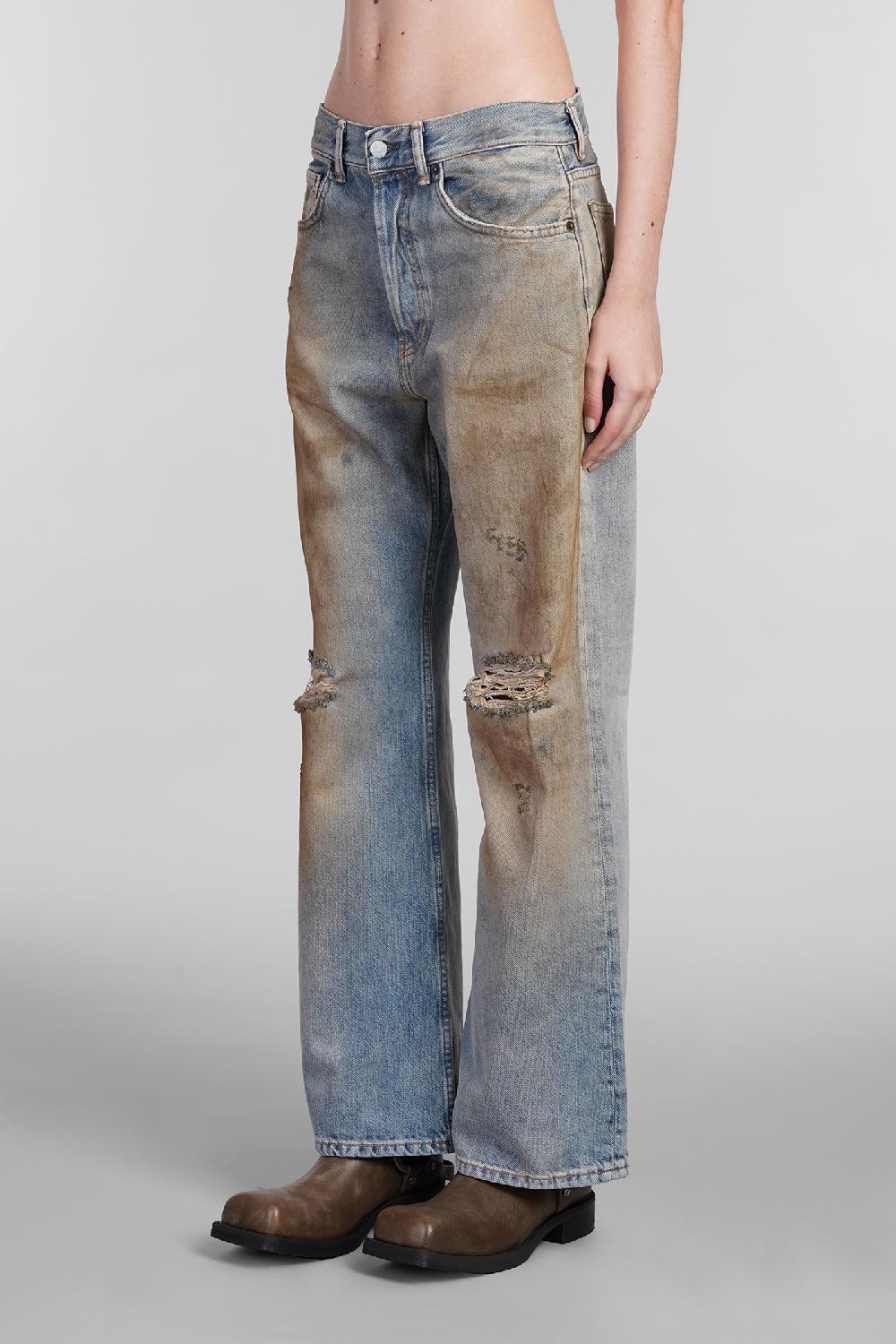 Deliberti Acne Studios Jeans In Cotone Celeste Cod. 402626 - Deliberti The Luxury Shopping