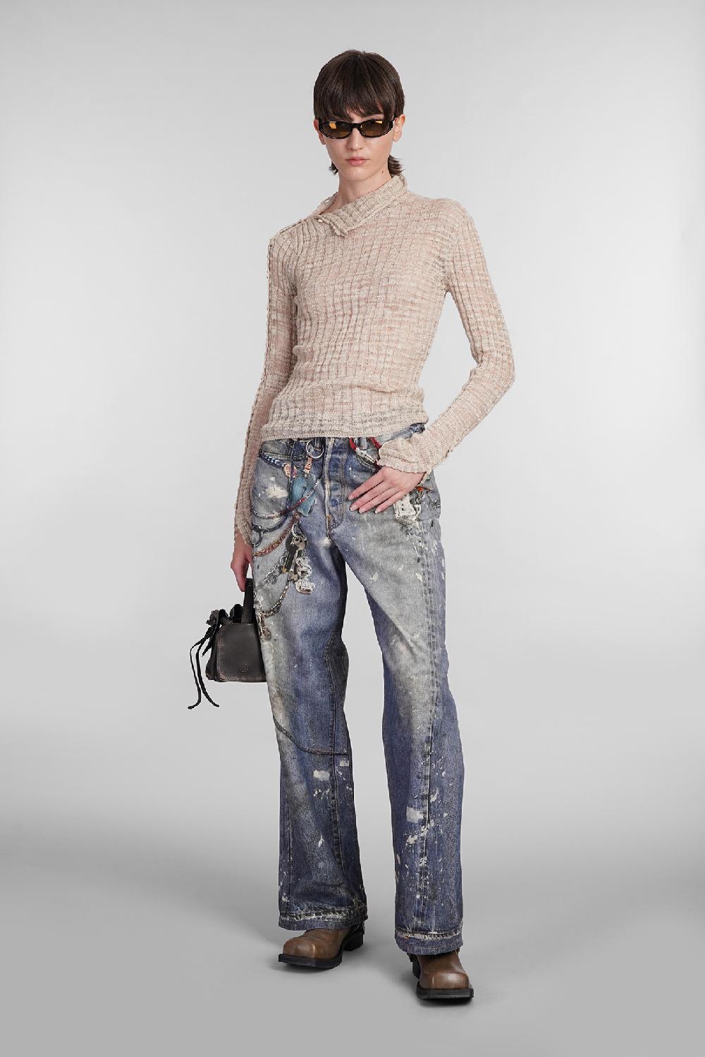 Deliberti Acne Studios Maglia In Poliestere Beige Cod. 402967 - Deliberti The Luxury Shopping