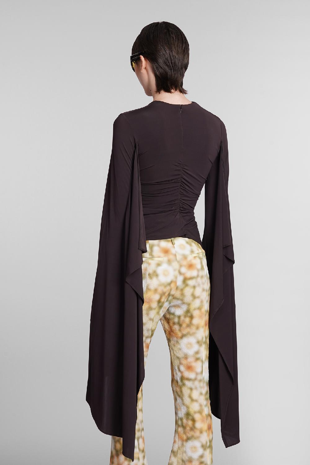 Deliberti Acne Studios Maglia In Viscosa Marrone Cod. 395337 - Deliberti The Luxury Shopping