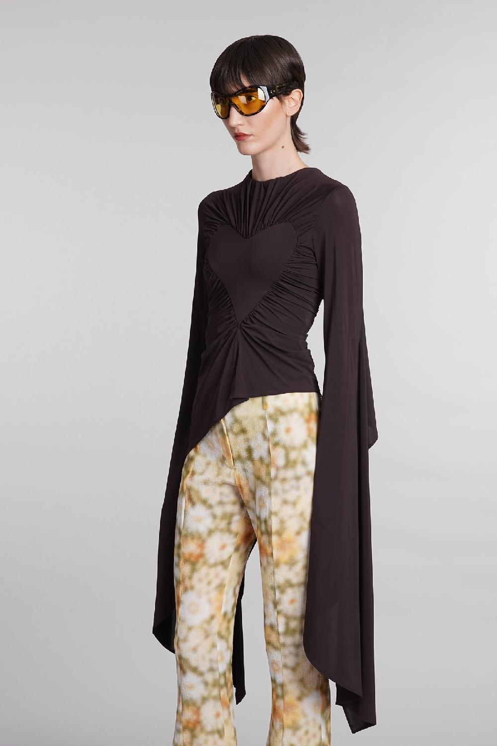 Deliberti Acne Studios Maglia In Viscosa Marrone Cod. 395337 - Deliberti The Luxury Shopping