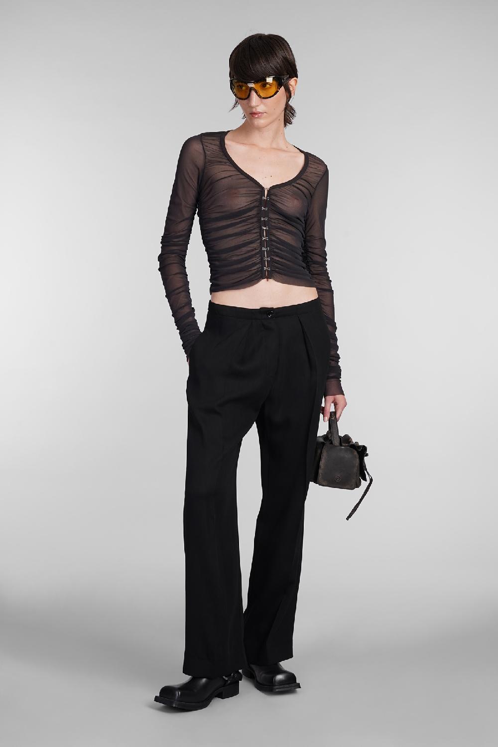 Deliberti Acne Studios Pantalone In Lana Nera Cod. 403410 - Deliberti The Luxury Shopping