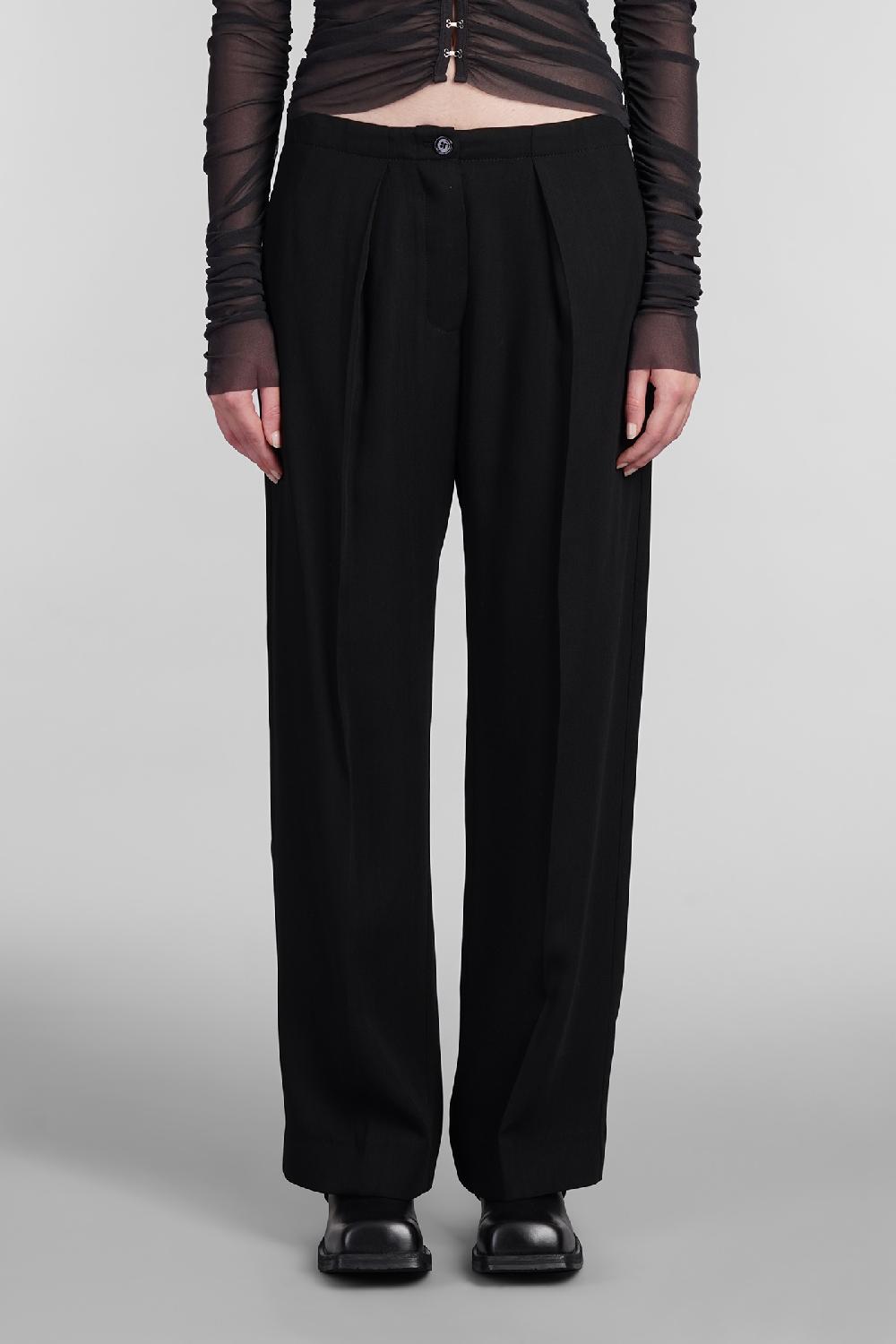 Deliberti Acne Studios Pantalone in lana nera cod. 403410 - Deliberti The Luxury Shopping