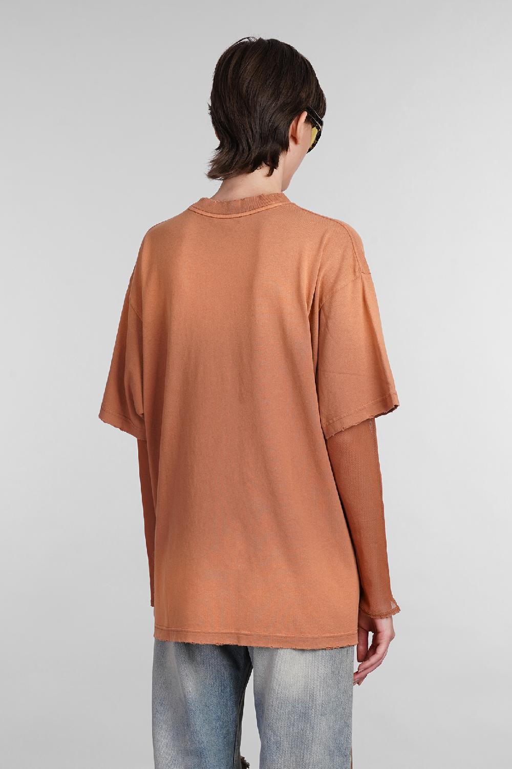 Deliberti Acne Studios T-shirt In Cotone Arancione Cod. 402966 - Deliberti The Luxury Shopping