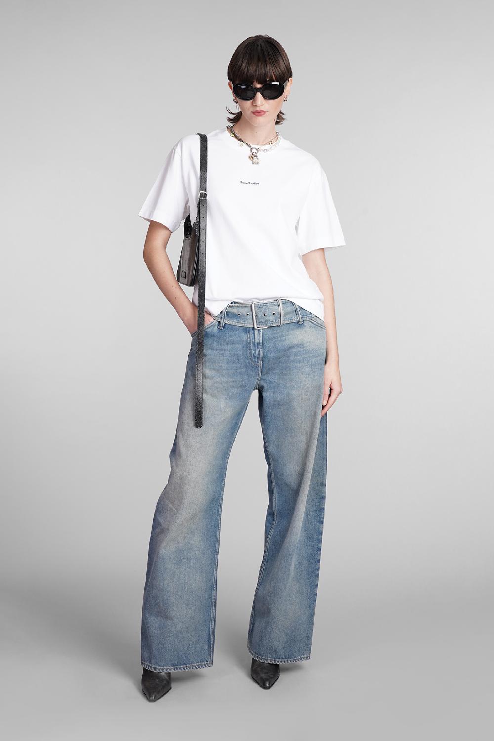 Deliberti Acne Studios T-shirt In Cotone Bianco Cod. 393901 - Deliberti The Luxury Shopping