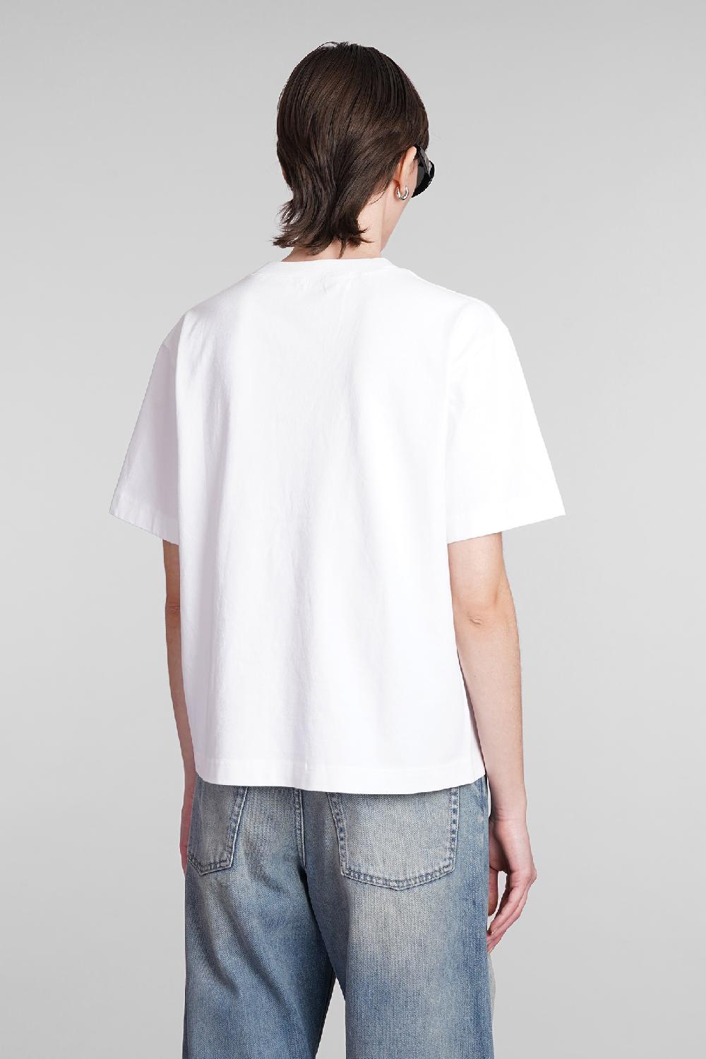 Deliberti Acne Studios T-shirt In Cotone Bianco Cod. 393901 - Deliberti The Luxury Shopping