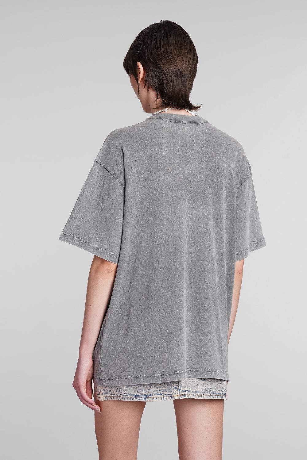 Deliberti Acne Studios T-shirt In Cotone Grigio Cod. 393879 - Deliberti The Luxury Shopping